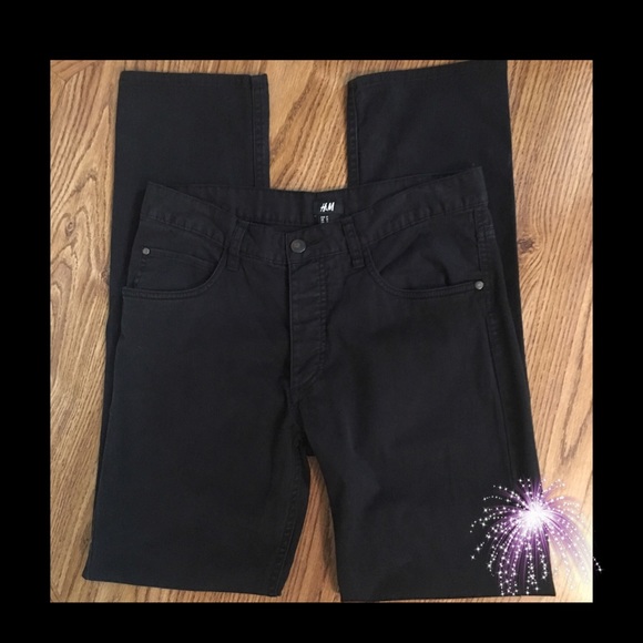 H&M Pants - H&M Pants Black ButtonUp (4 buttons) Pockets 31